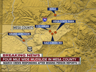 4 MILE LONG Mudslide Strikes Colorado