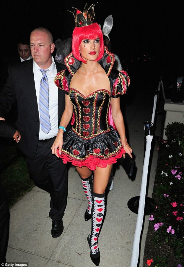 Alessandra Ambrosio  alace wonderland costume