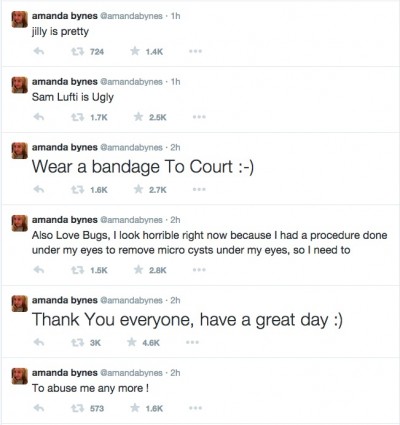 Amanda Bynes Currently Going CRAZY On Twitter 2