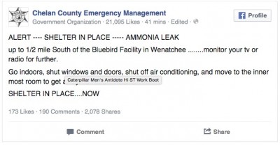 Bluebird Facility in Wenatchee fire ammonia leak 2