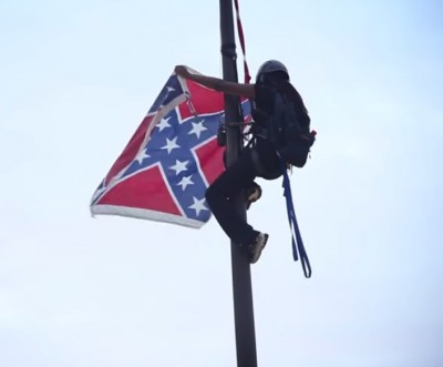 Bree Newsombe Confederate flag 3