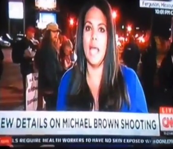 CNN Reporter Chased Off The Air By Ferguson Protesters