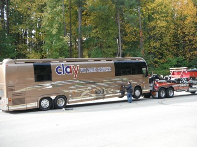 Clay Aiken Tour Bus BREAKS DOWN On Election Day