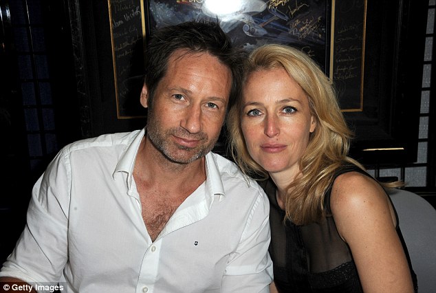 Davd Duchovny and Gillian Anderson reunited