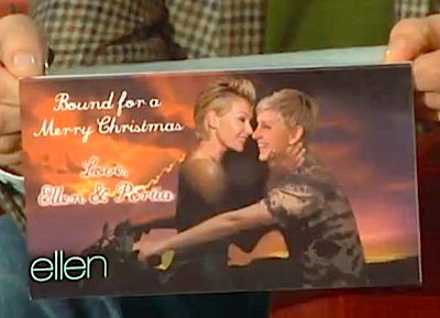 Ellen DeGeneres and Portia de Rossi’s new Christmas card