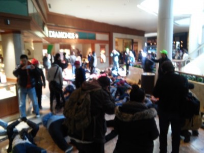 Ferguson Protesters Take Over MALL 4