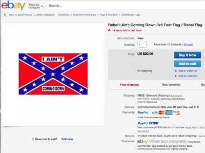 I Ain't Coming Down rebel Confederate flag  ebay