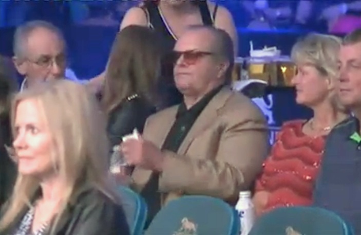 Jack Nicholson Pacquiao vs Bradley mystery woman