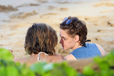 *EXCLUSIVE* Kristen Stewart and Alicia Cargile ring in the New Year together **MUST CALL FOR PRICING**