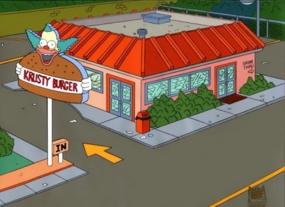 DOH! Krusty Burger AND Moe's Tavern Make REAL LIFE Debut - TheCount.com