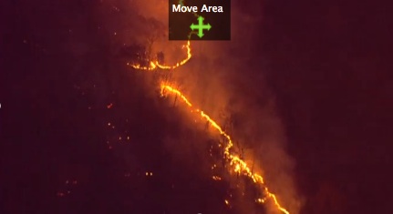 LIVE NOW- Brush fire in Rockland County, NY