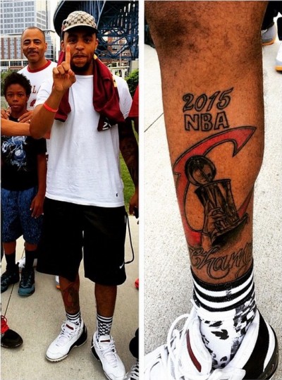 Lonynell Coleman Cleveland Cavaliers tattoo 2
