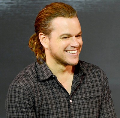 Matt Damon ponytail