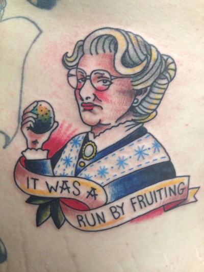 Mrs. Doubtfire tattoo