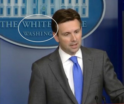 Press Sec Josh Earnest white washing