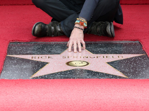 Rick Springfield On The Hollywood Walk Of Fame