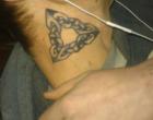 Riley Allen Mullins tattoo triangle