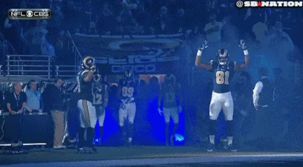 St Louis Rams Stage Hands Up Dont Shoot Entrance 4