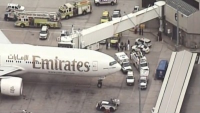 United Emirates Plane Screened For Ebola Boston Logan Airport 4