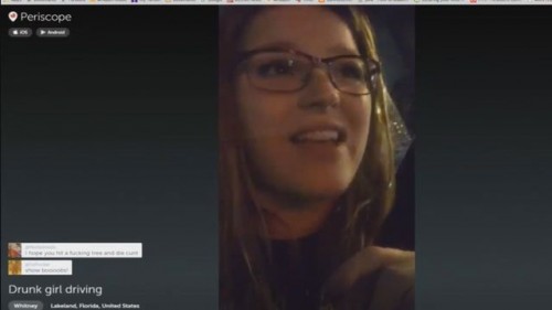 Whitney Beall Drunk Driving Periscope Arrested 