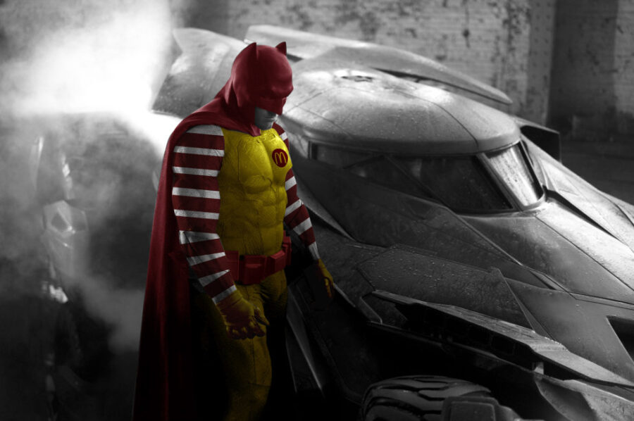 ban affleck batman ronald mcdonald