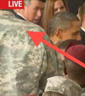 blocking obama Huge Marine Spoils Live CNN Broadcast