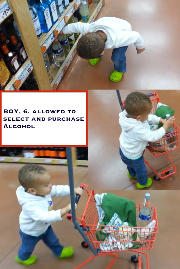 boy 6 buying alcohol