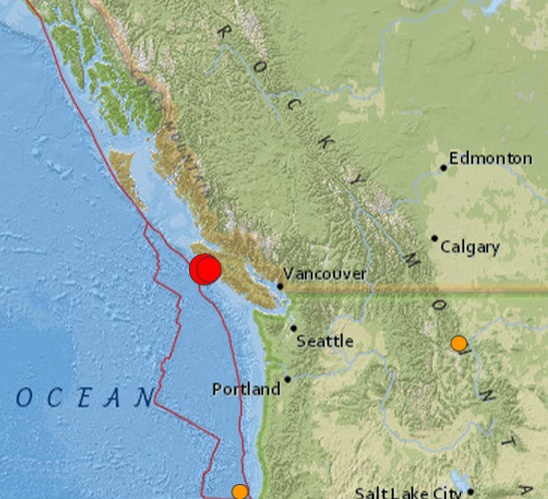 canada quake 6.7