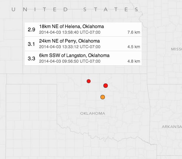 earthquake Oklahoma