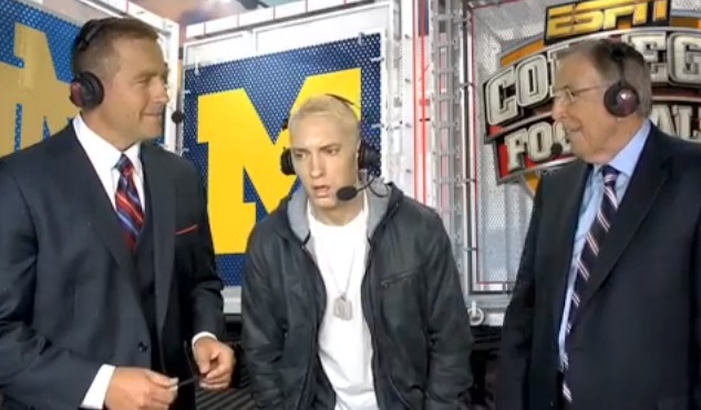 eminem weird football