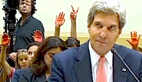 kerry blood on hands