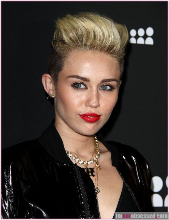 Miley Cyrus at The Myspace Event Party in LA