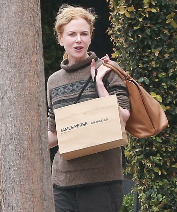 Exclusive... Nicole Kidman Out Shopping At James Perse