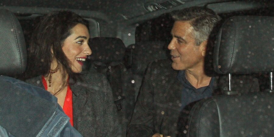 George Clooney out and about, London, Britain - 24 Oct 2013